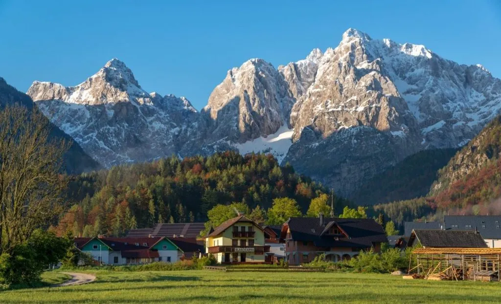 Kranjska Gora al amanecer