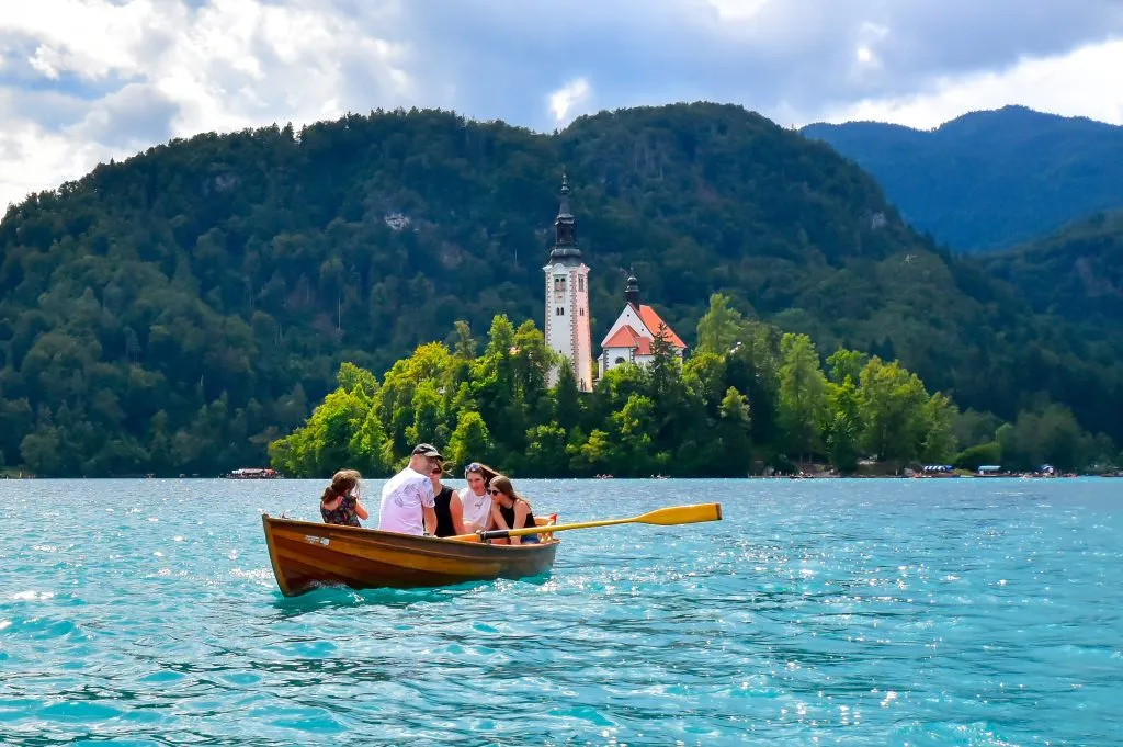 Kanufahren auf dem Bleder See