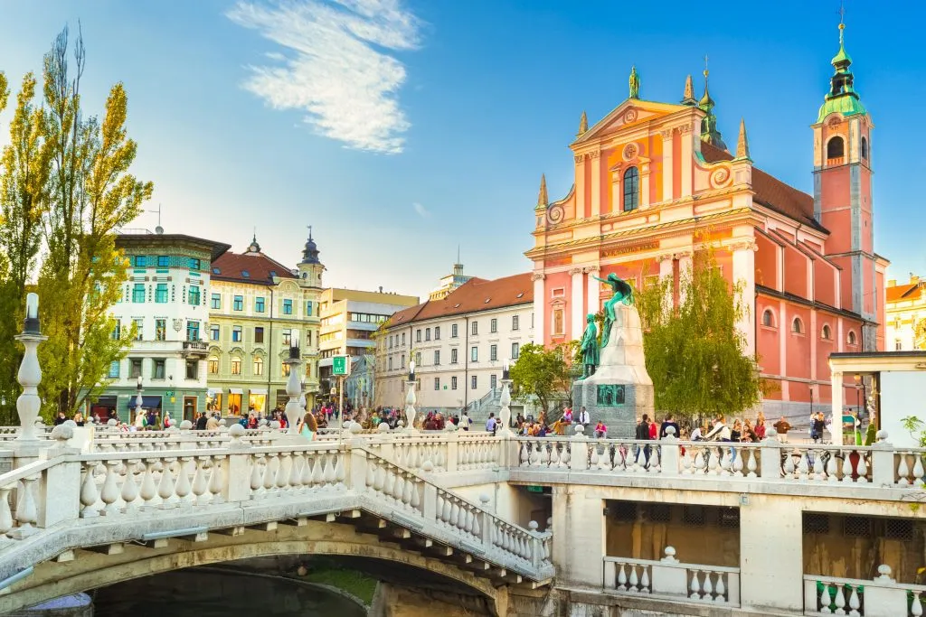 Dreifachbrücke von Ljubljana