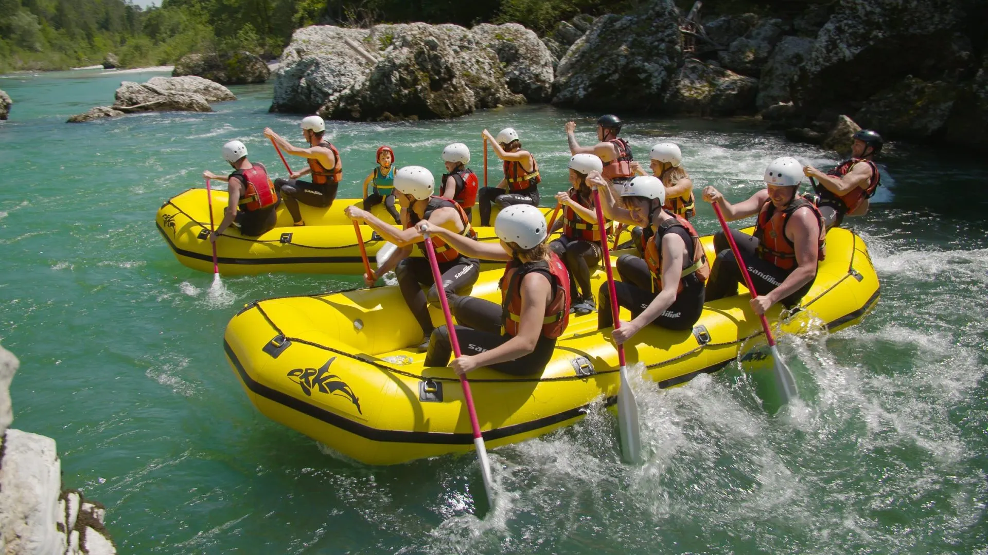 rafting slovenia