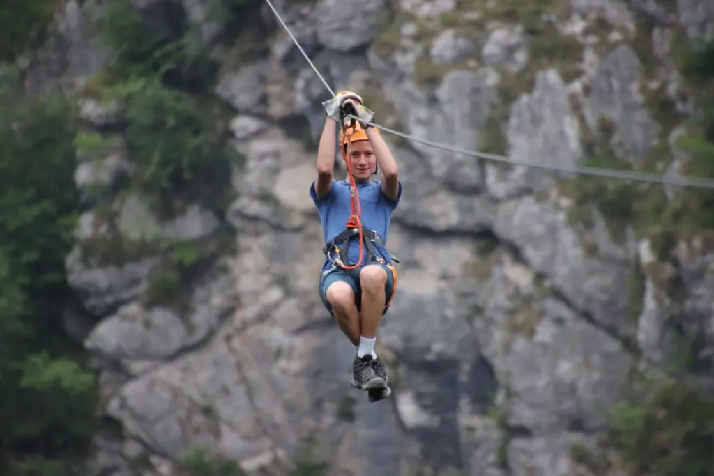 zipline slowenien